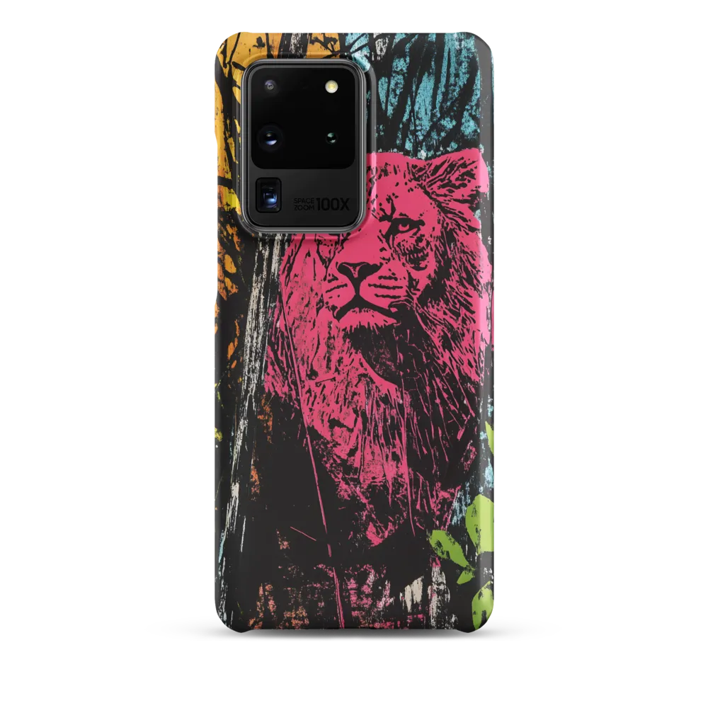 Fierce Vibrance: The Pink Lion