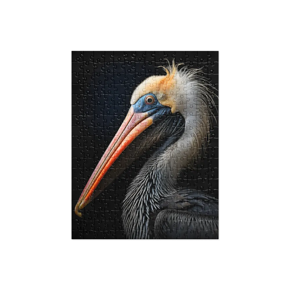 Majestic Portrait of a Pelican | Jigsaw Puzzle | 252 pieces