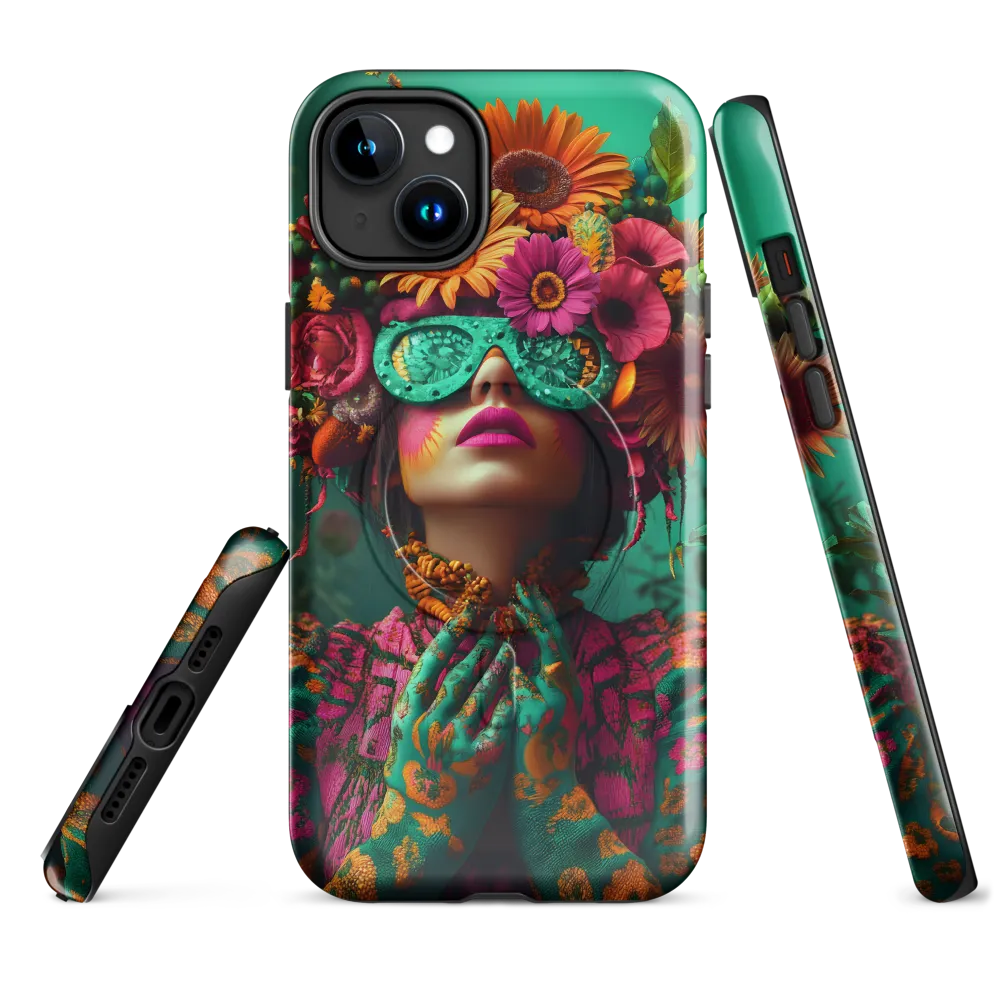 Floral Reverie | Phone Case |  15 Plus | MagSafe® Tough Case | Glossy