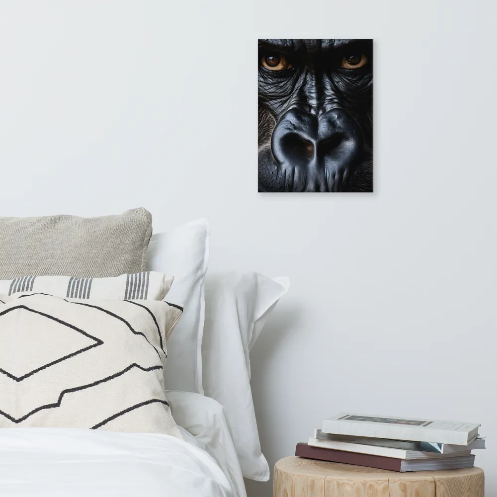 Gaze of the Wild: A Gorilla's Portrait