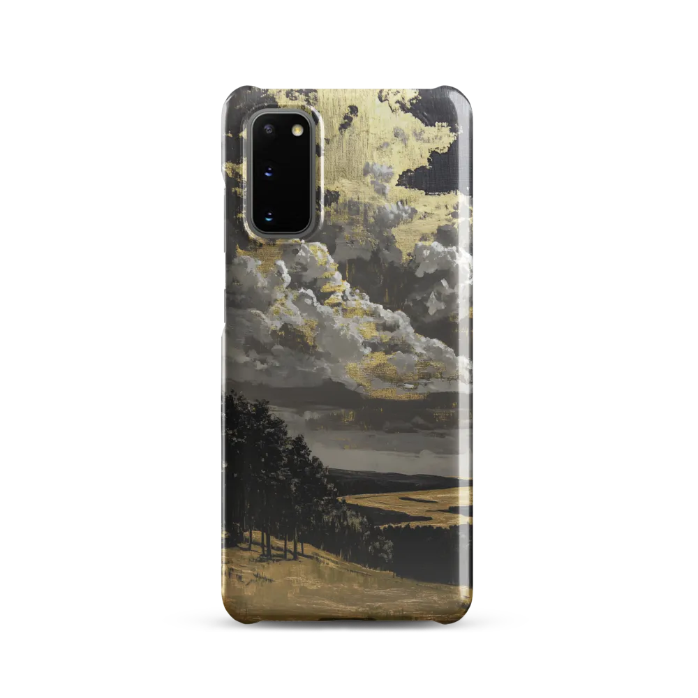 Golden Serenity in a Dramatic Sky