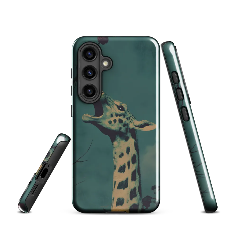Whispers of the Tall: A Surreal Giraffe Encounter
