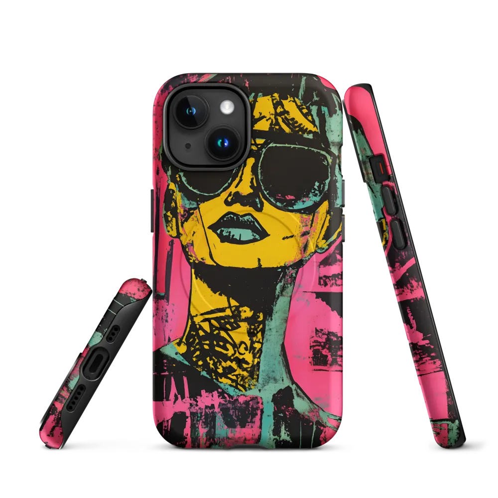 Confident Portrait in Neon Colors