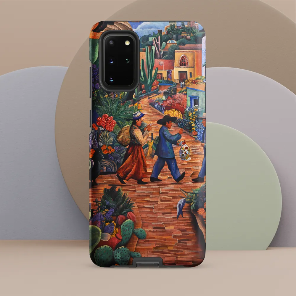 A Mosaic Journey Through Colorful Landscapes