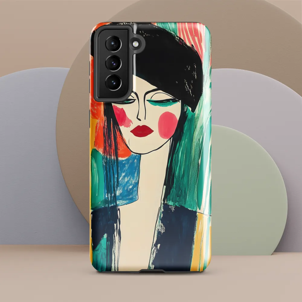 Portrait of Confidence | Phone Case |  S21 Plus | Tough Case | Glossy