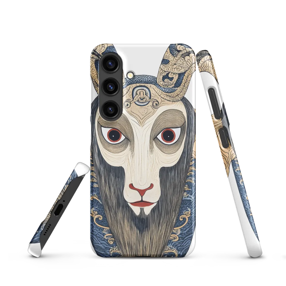 Ethereal Gaze of the Ram | Phone Case |  S24 | Snap Case | Matte
