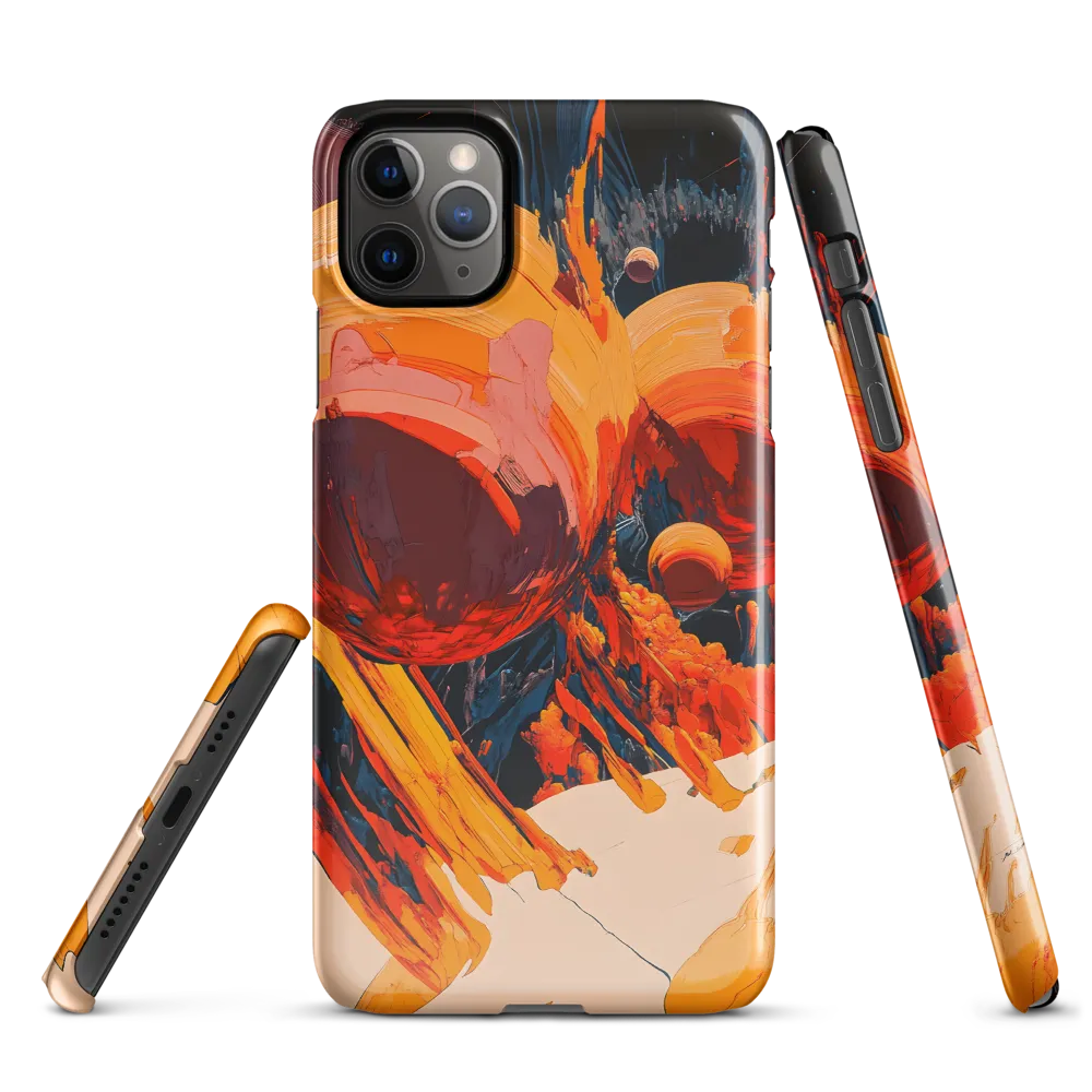 Celestial Fusion: A Cosmic Encounter | Phone Case |  11 Pro Max | Snap Case | Glossy