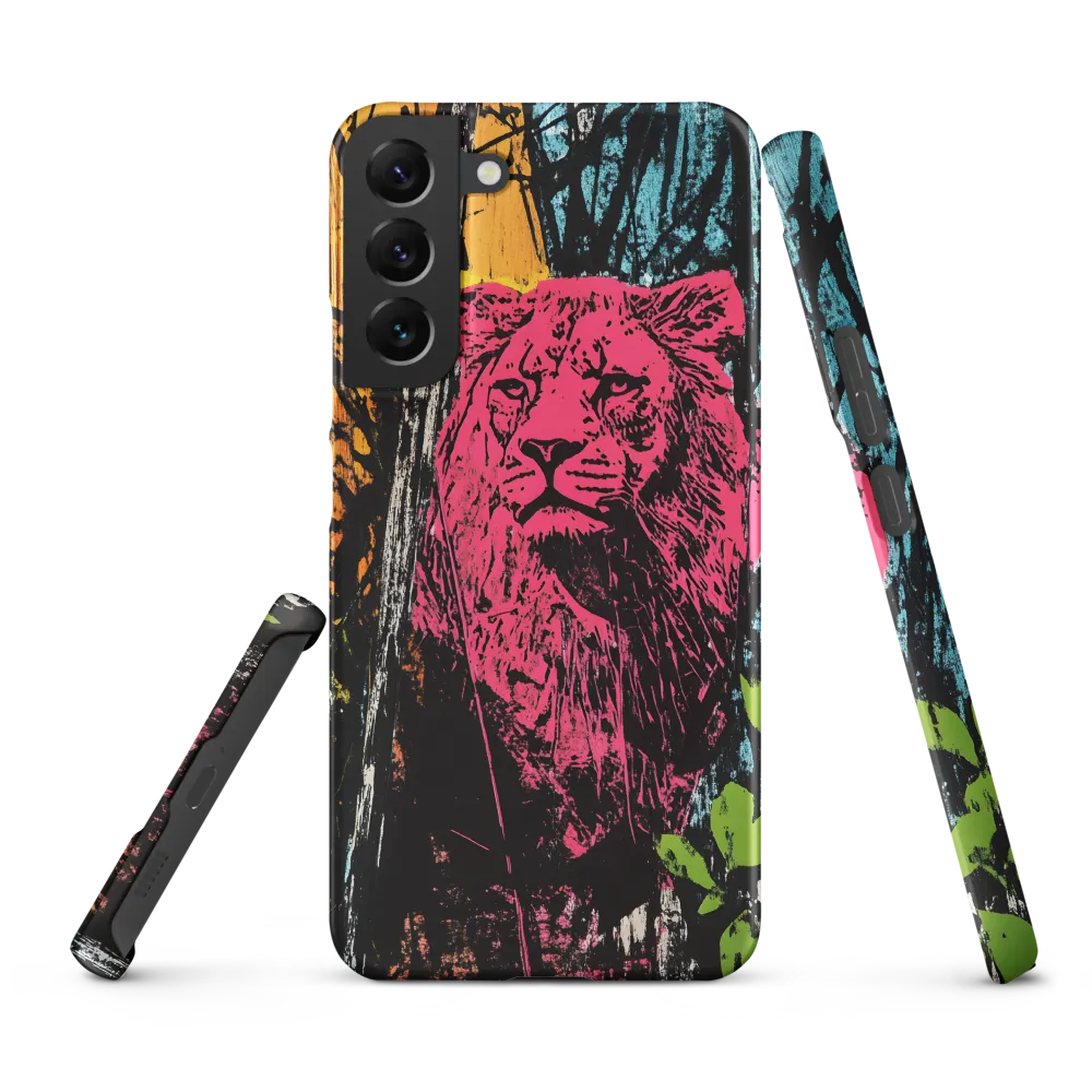 Fierce Vibrance: The Pink Lion