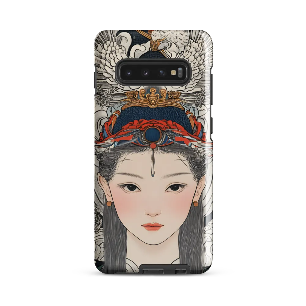 Serenity in Myth: A Traditional Portrait | Phone Case |  S10 Plus | Tough Case | Glossy