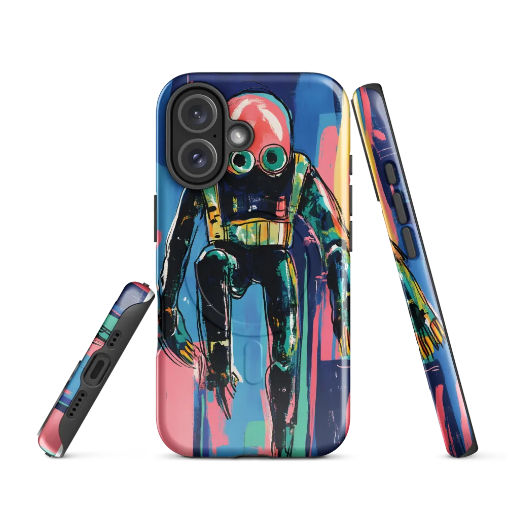 Diver in Vibrant Motion