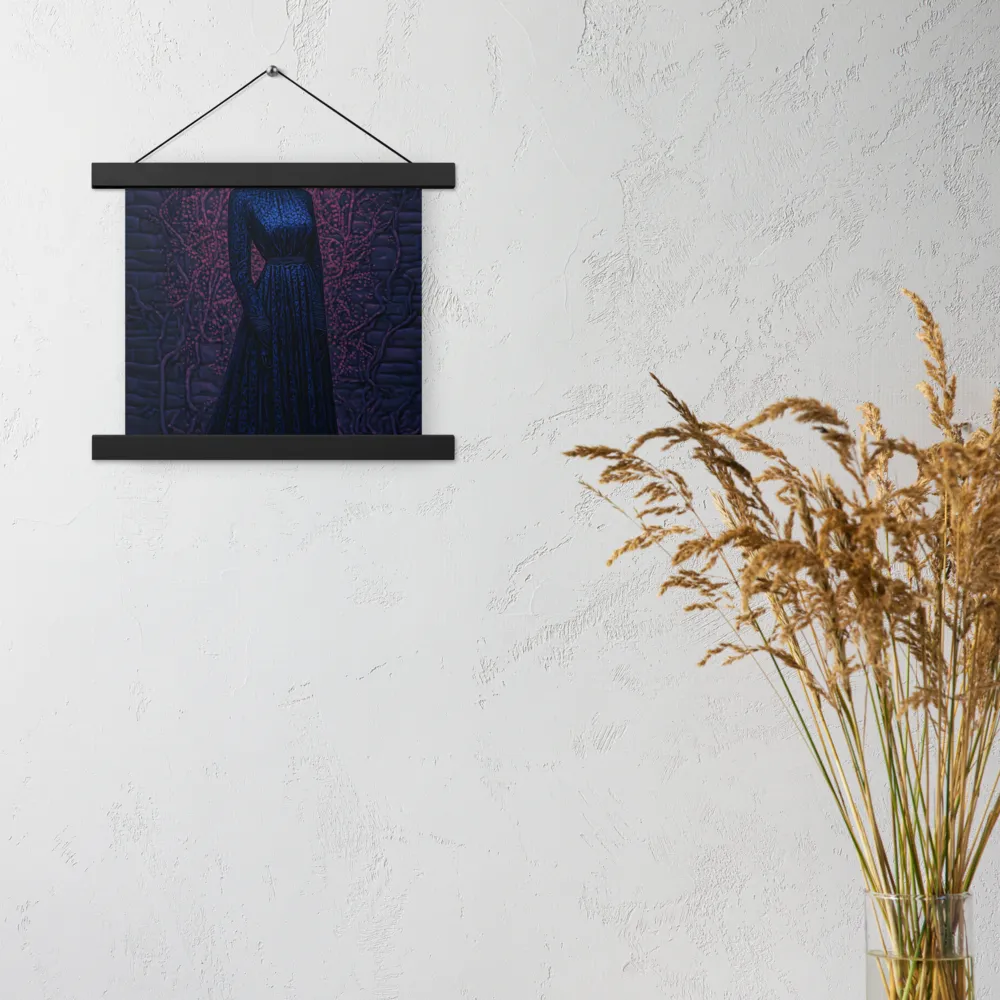 Veil of Enigma | Poster With Black Wood Hanger | 10″×10″