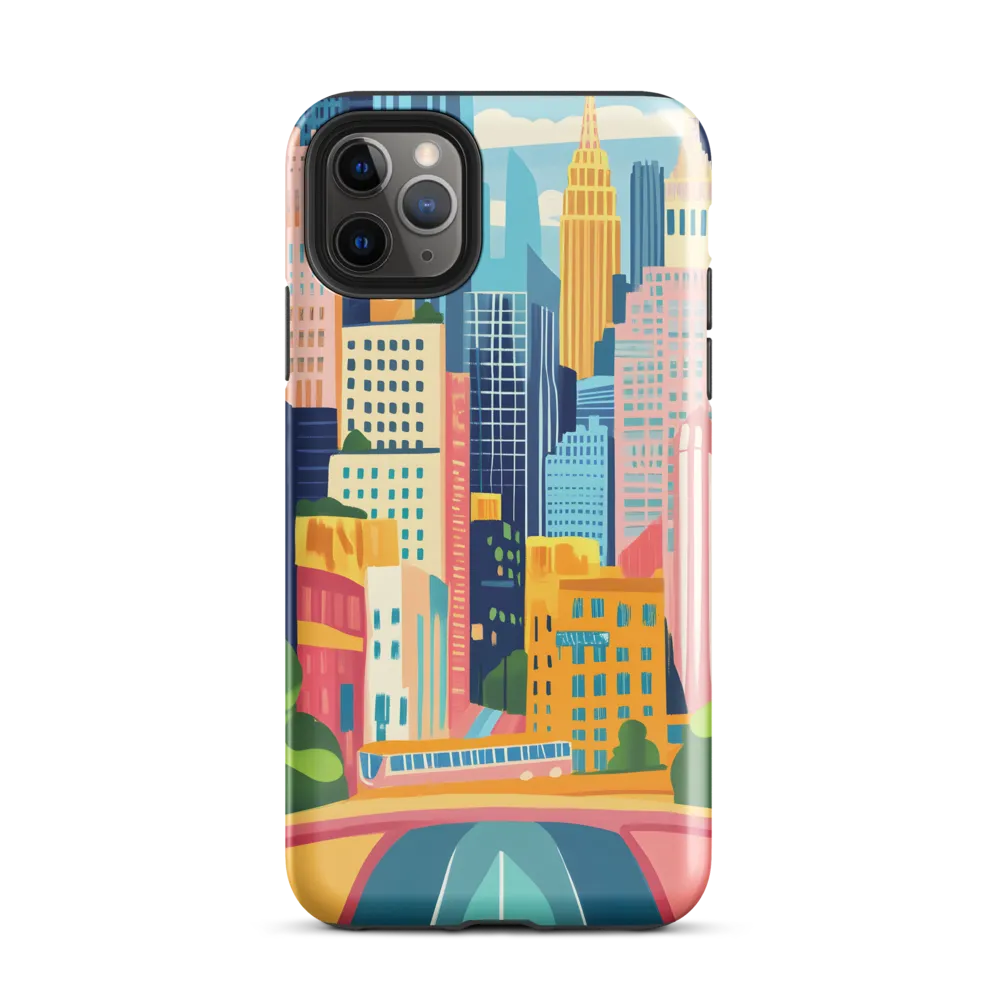 Energetic Cityscape | Phone Case |  11 Pro Max | Tough Case | Glossy