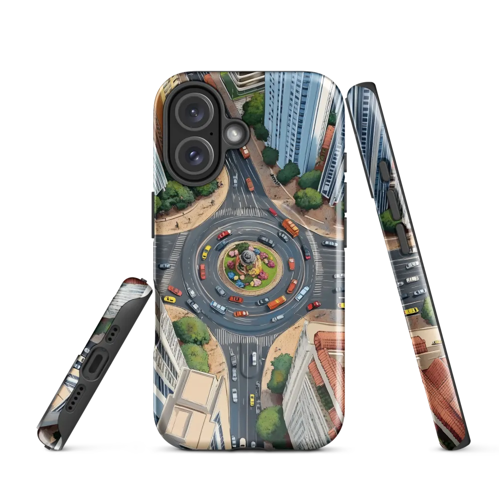 Urban Symphony: Aerial Vision of City Life