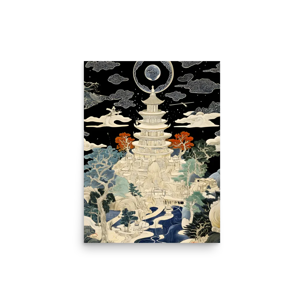 Whispers of the Pagoda | Poster | 12″×16″