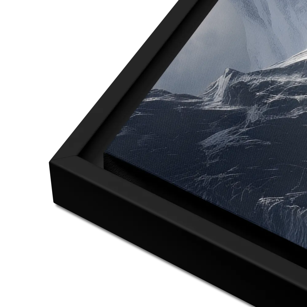 Echoes of Tranquility | Canvas with Black Frame | 24″×36″