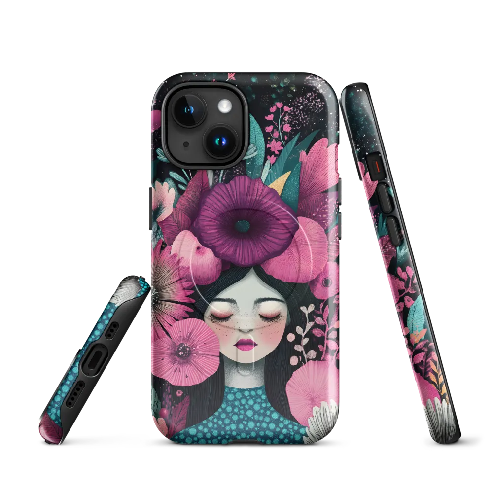 Blooming Serenity | Phone Case |  15 | MagSafe® Tough Case | Glossy
