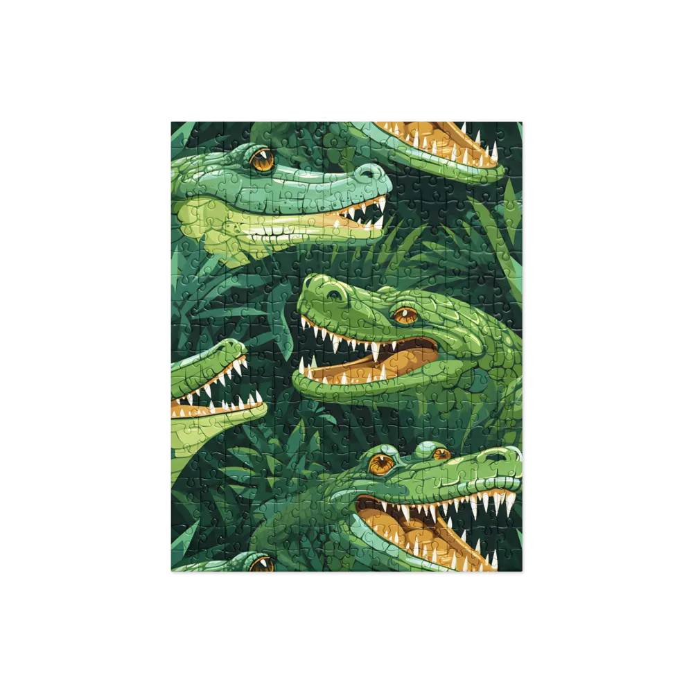 Fierce Crocodilian Medley | Jigsaw Puzzle | 252/520 pieces