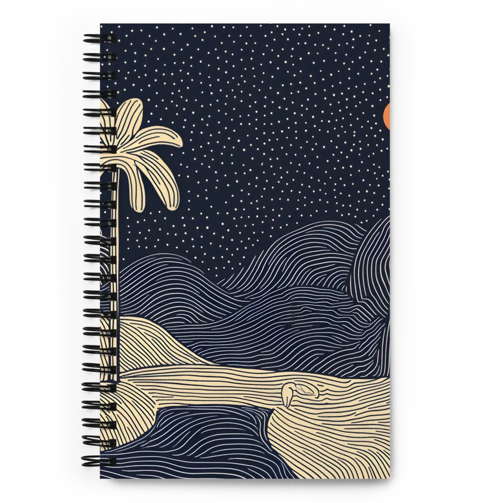 Serenity Under Stars | Spiral Notebook