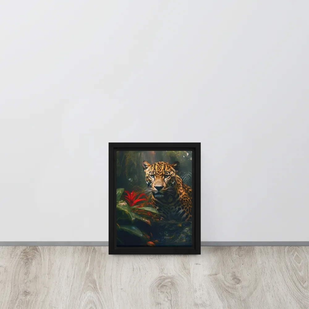 Echoes of the Wild | Canvas with Black Frame | 8″×10″