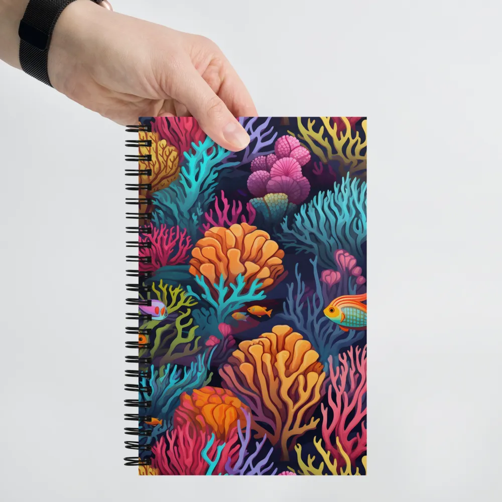 Underwater Harmony: A Coral Reef Wonderland | Spiral Notebook