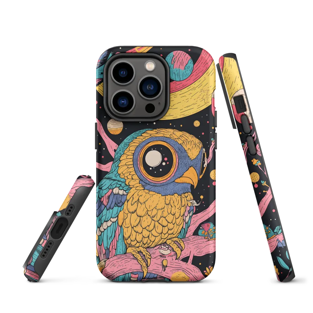 Whimsical Cosmic Owl | Phone Case |  14 Pro | Tough Case | Matte