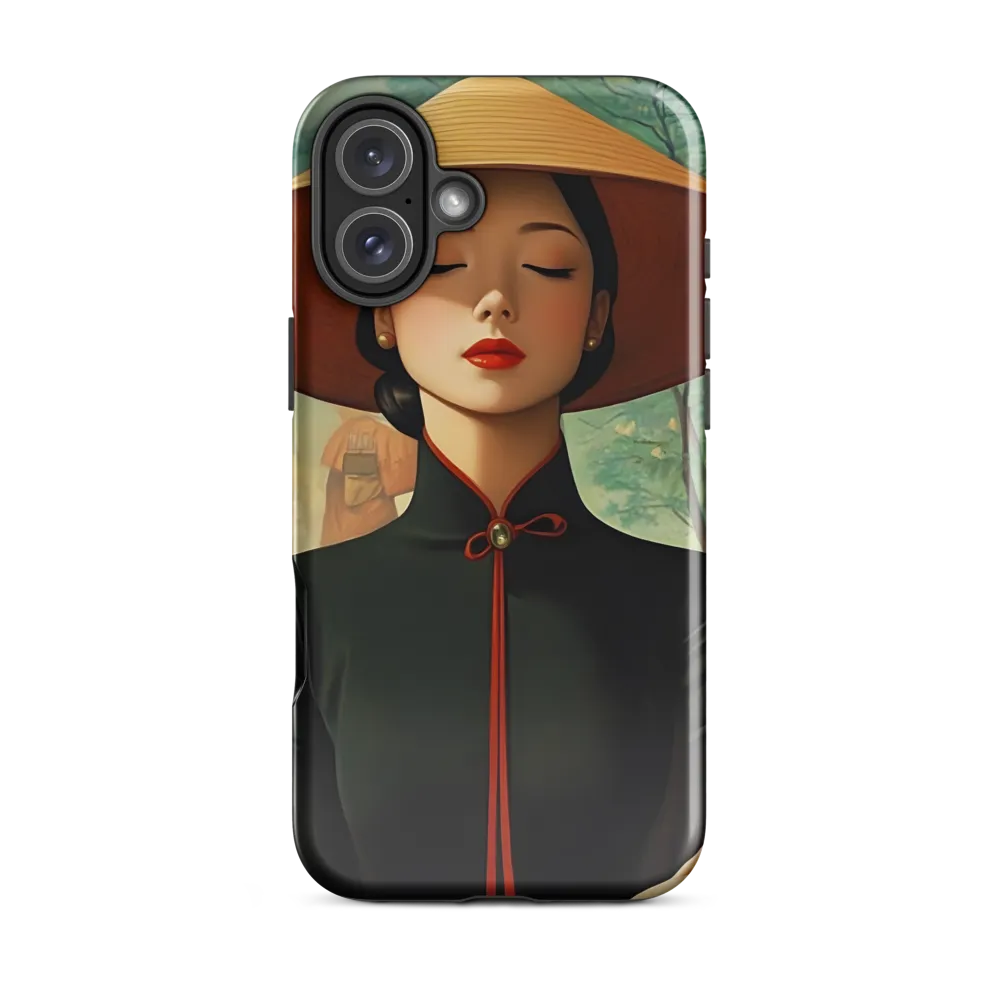 Elegance in Tranquility | Phone Case |  16 Plus | Tough Case | Glossy