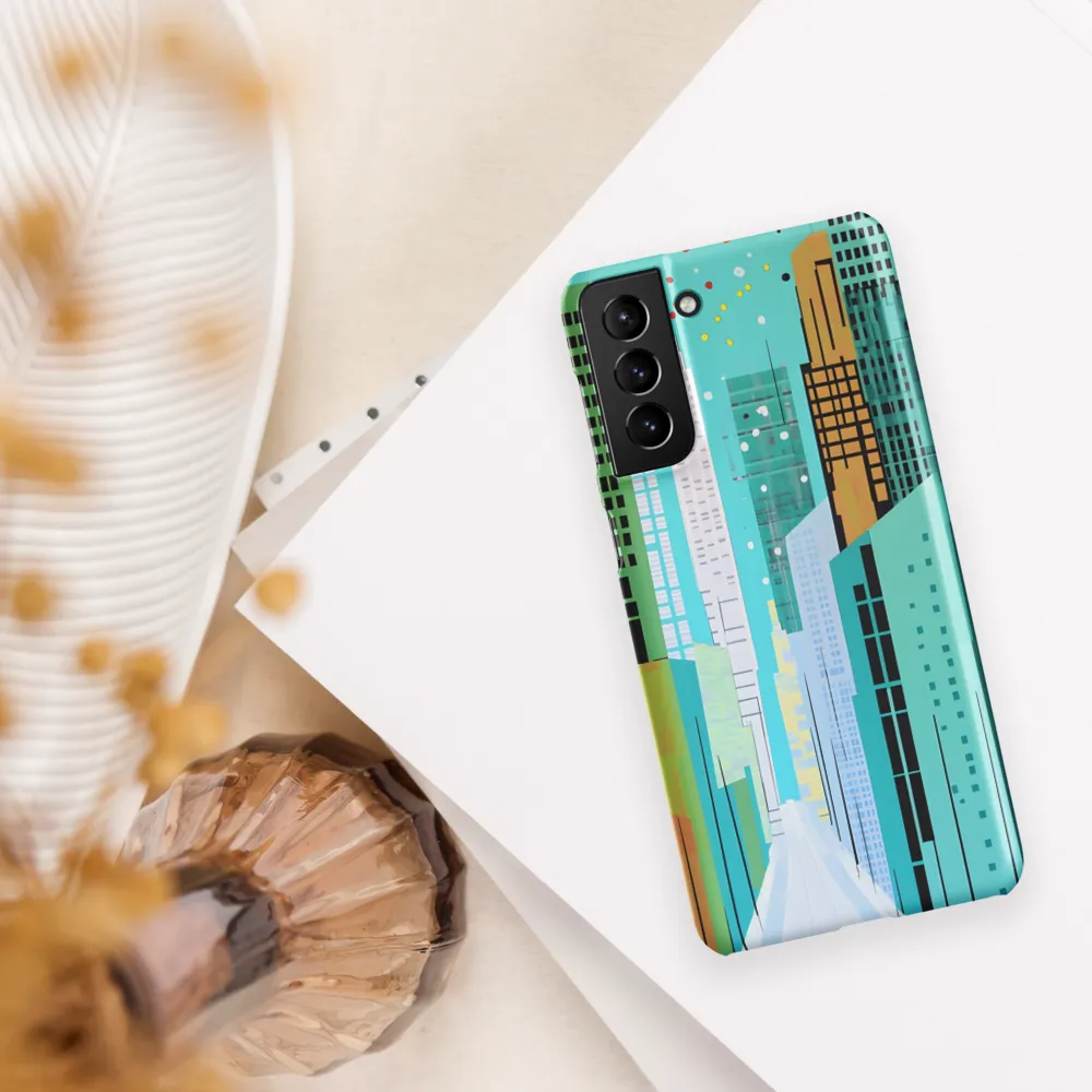 Urban Symphony in Turquoise