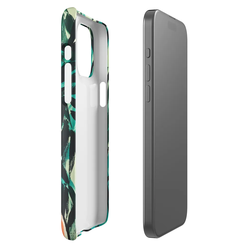 Curious Giraffe in Lush Greenery | Phone Case |  15 Pro Max | Snap Case | Matte