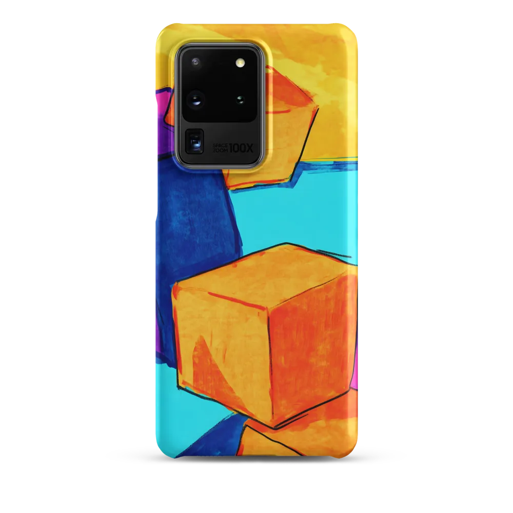 Playful Cubes in Vibrant Harmony