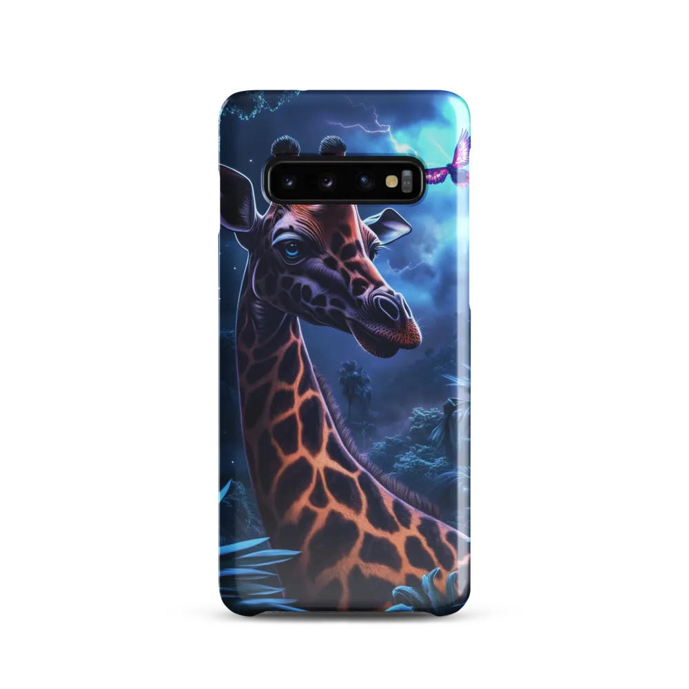 Mystical Giraffe in Twilight Jungle