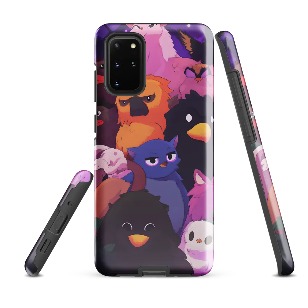 Whimsical Avian Gathering