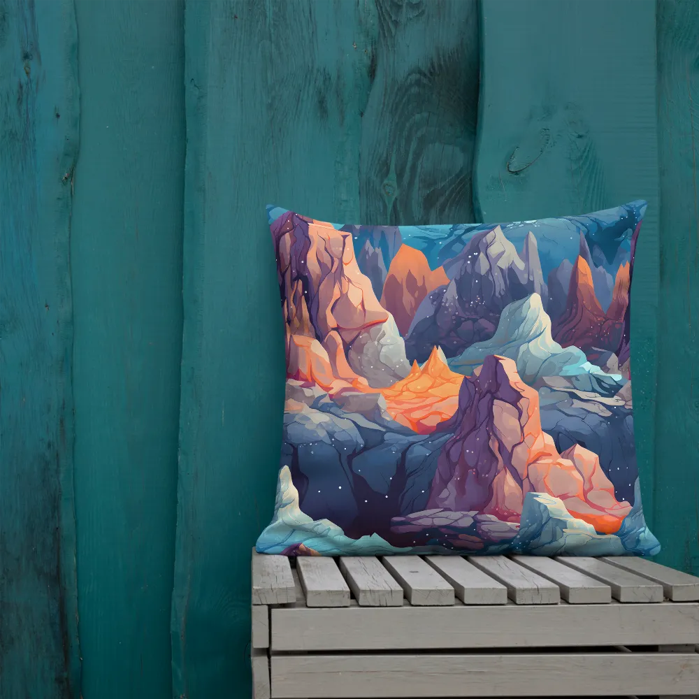 Mystical Peaks of Imagination | Pillow | 22″×22″