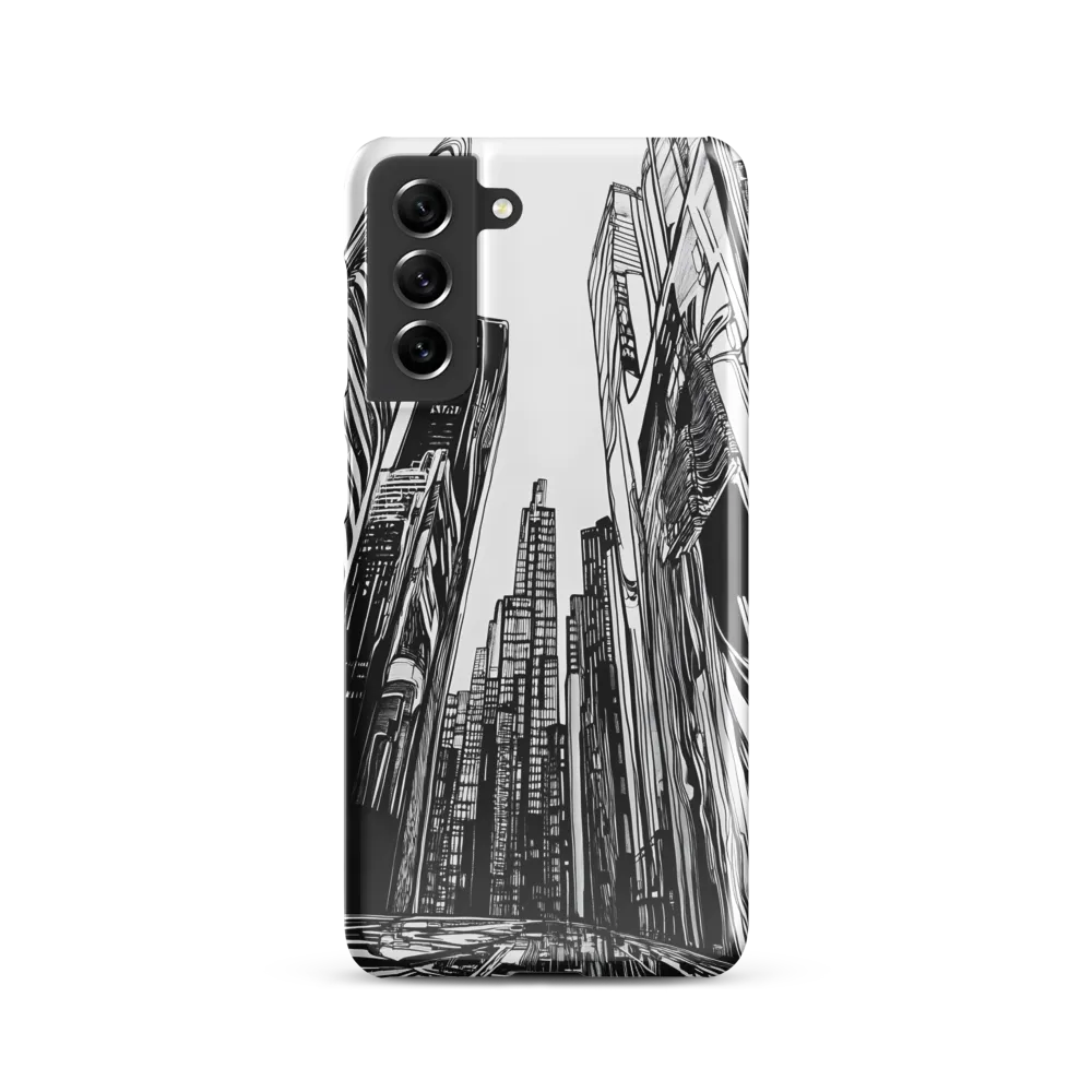 Urban Echoes: A Line Art Journey