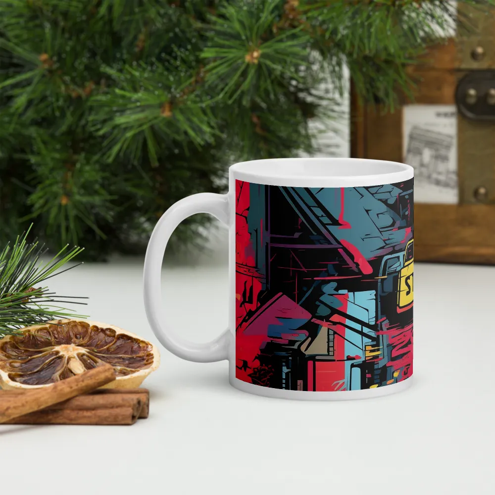 Citybeat: A Neon Dreamscape | Mugs | Multiple Sizes & Colors