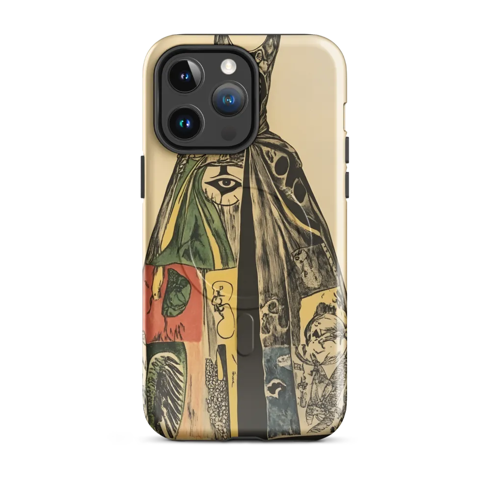 Mystical Cloak of Symbols | Phone Case |  14 Pro Max | MagSafe® Tough Case | Glossy
