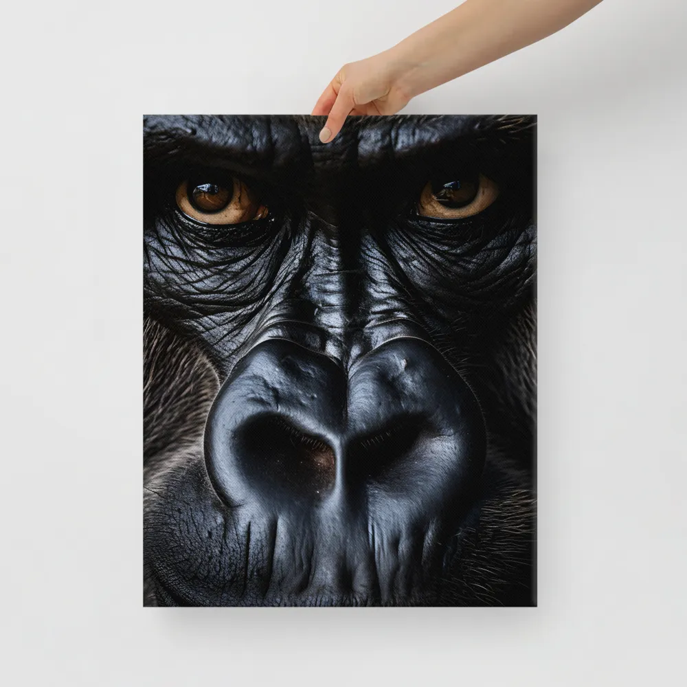 Gaze of the Wild: A Gorilla's Portrait