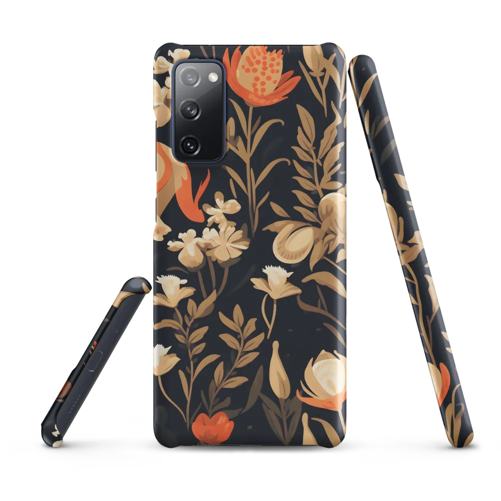 Floral Harmony: A Dance in the Dark