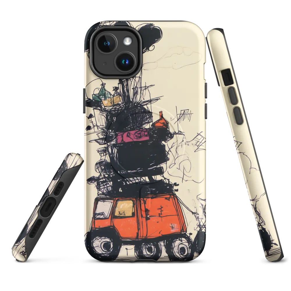 The Whimsical Hauler | Phone Case |  14 Plus | MagSafe® Tough Case | Matte