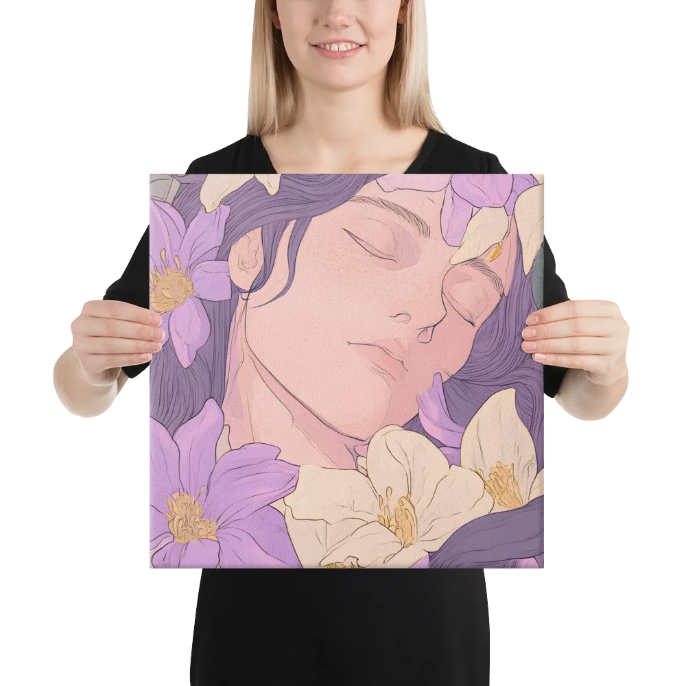 Harmony in Bloom | Canvas | 16″×16″
