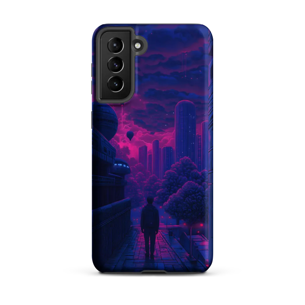 Lost in a Technological Dreamscape | Phone Case |  S21 Plus | Tough Case | Matte