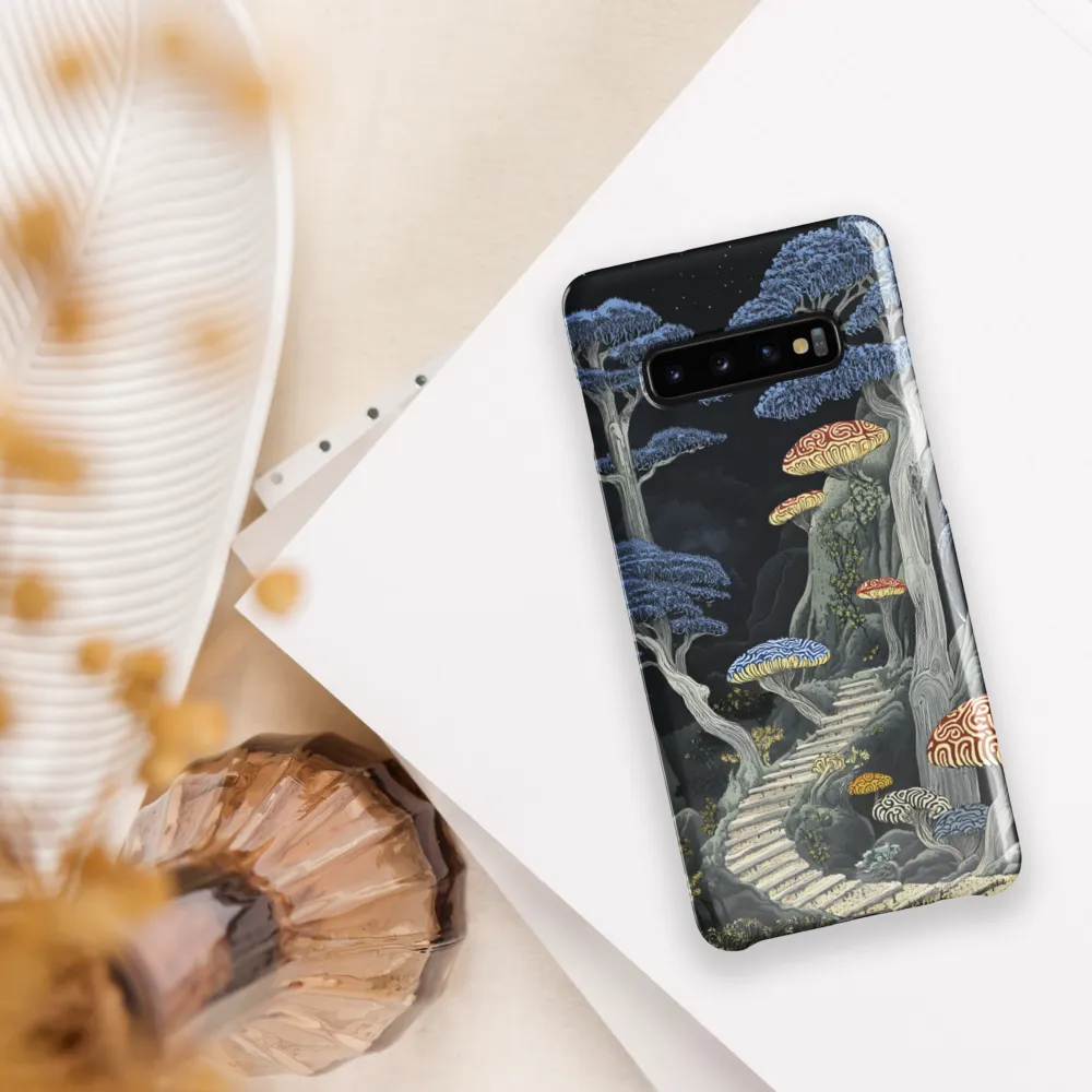 Mushroom Dreamscape | Phone Case |  S10 Plus | Snap Case | Glossy