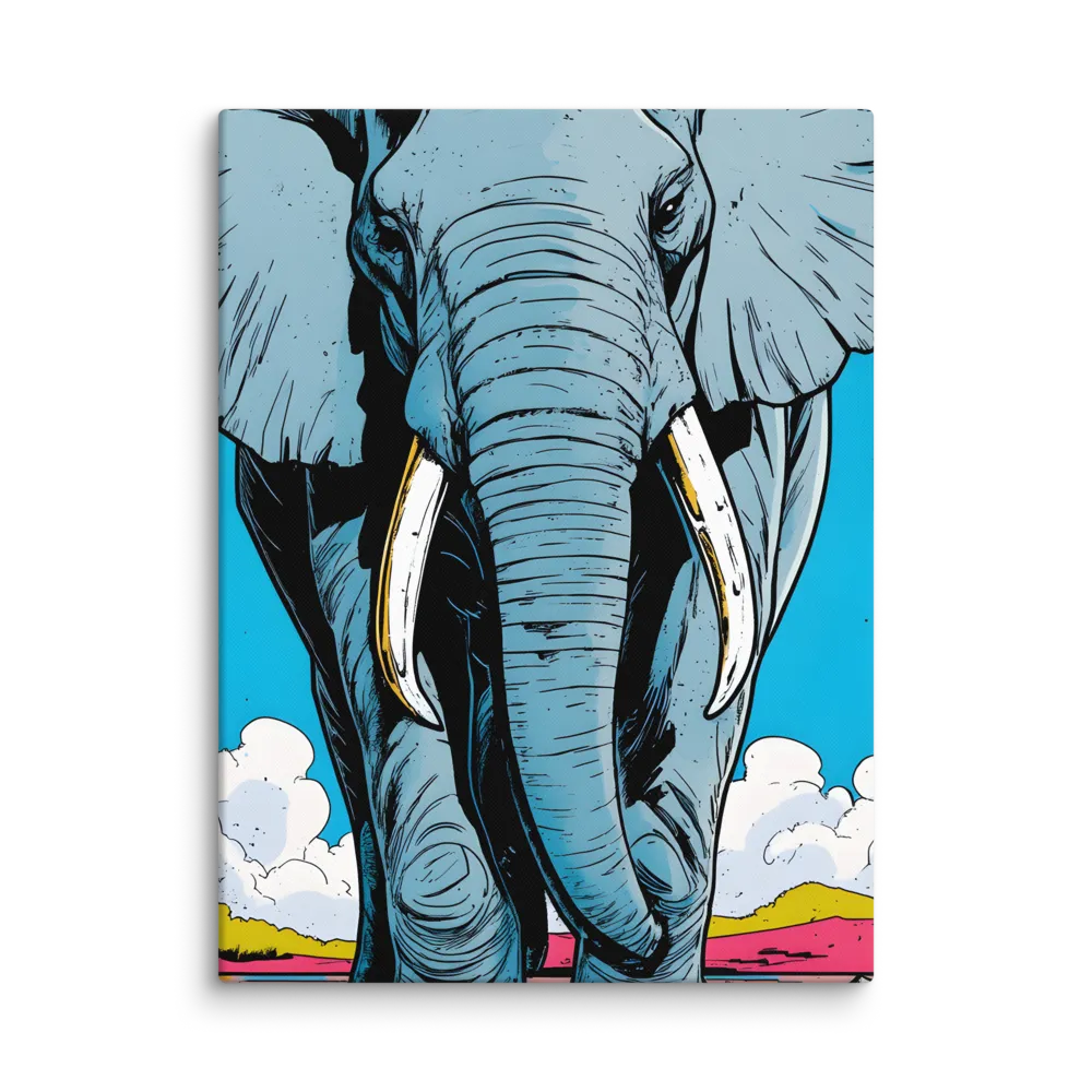 Majestic Presence: The Elephant | Canvas | 18″×24″