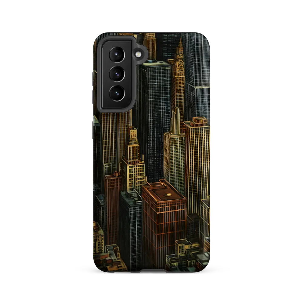 Urban Elegance: A Golden Cityscape