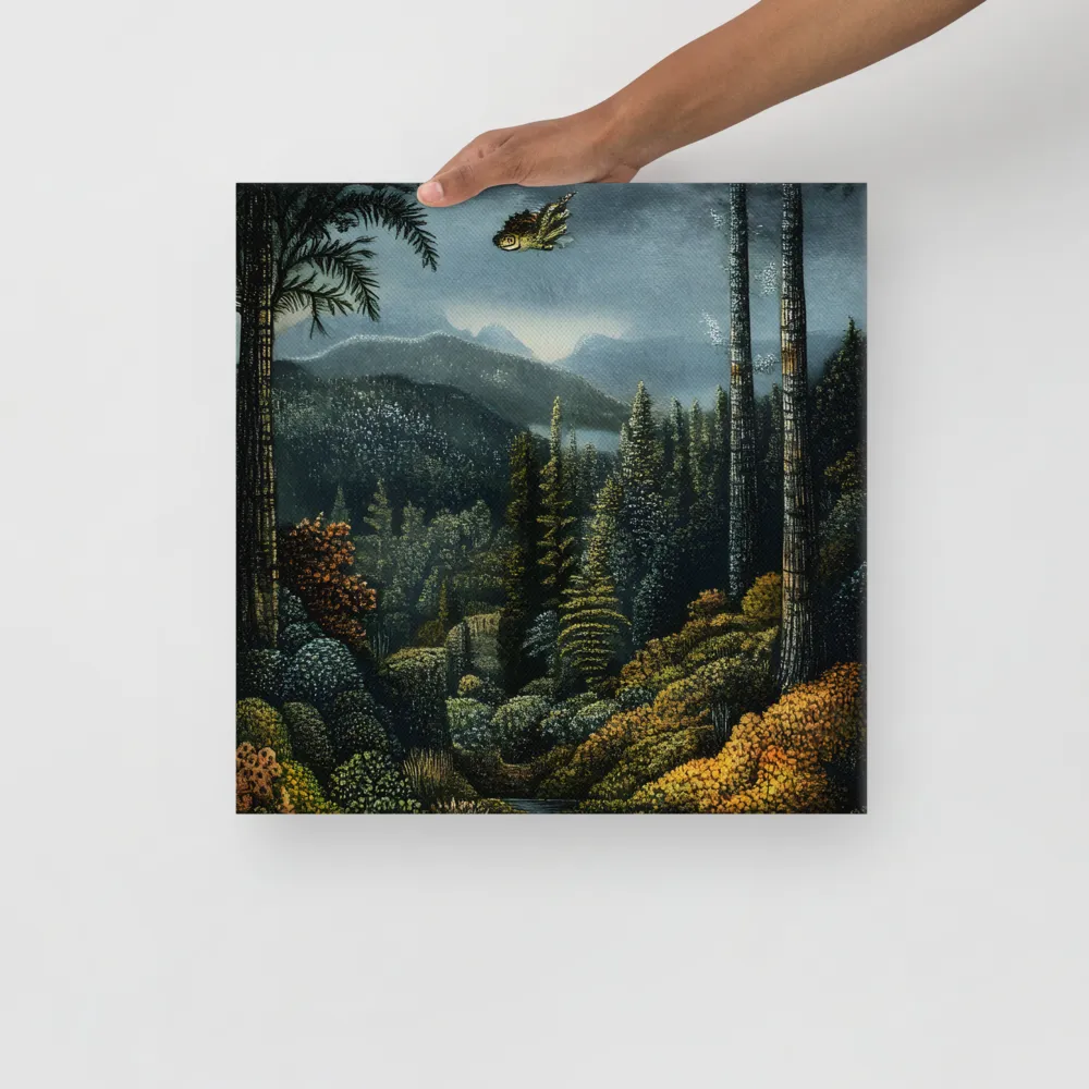Whispers of the Enchanted Forest | Canvas | 16″×16″
