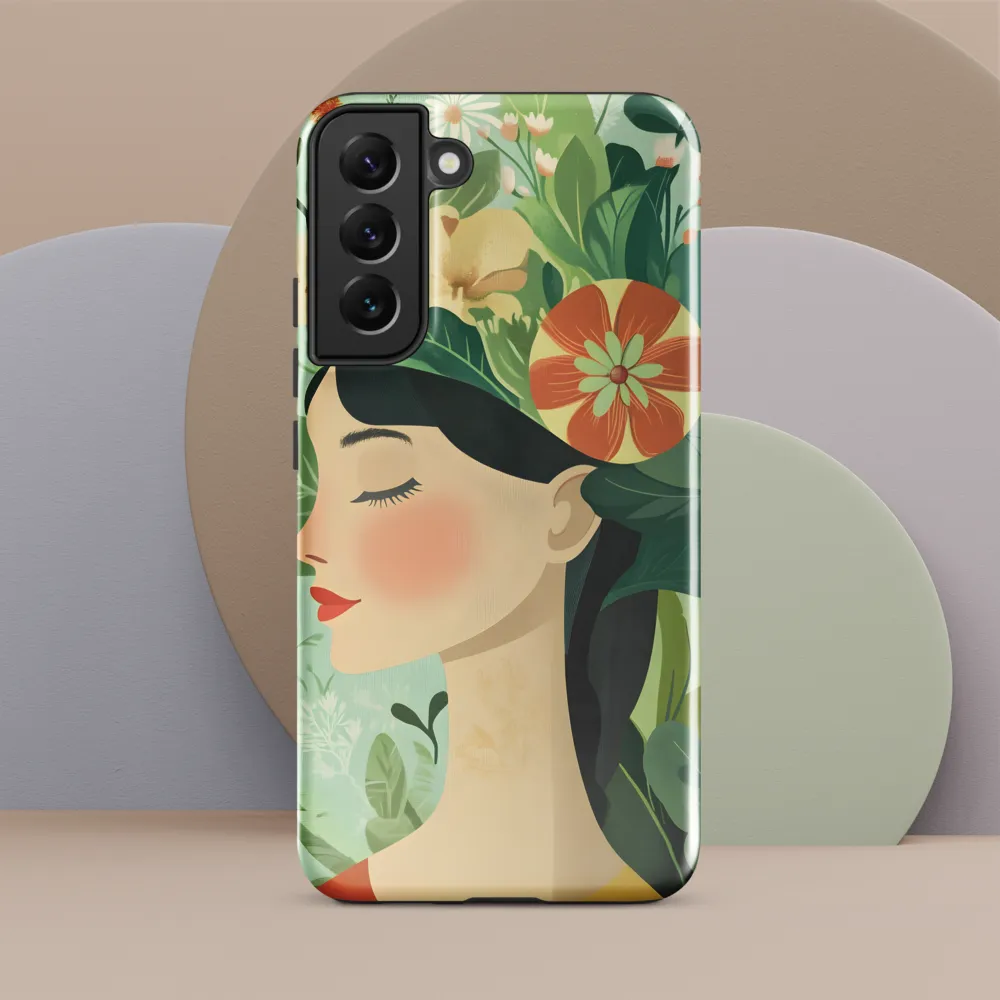 Serenity in Bloom | Phone Case |  S22 Plus | Tough Case | Glossy