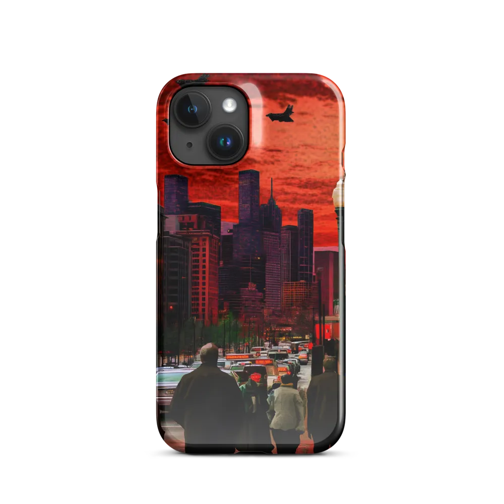 Urban Reverie: Stratospheric Shadows | Phone Case |  15 | Snap Case | Glossy