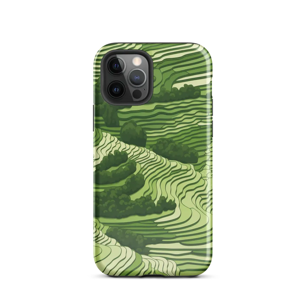 Waves of Green: An Abstract Landscape