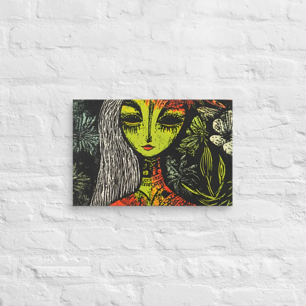 Mystical Flora: A Surreal Portrait
