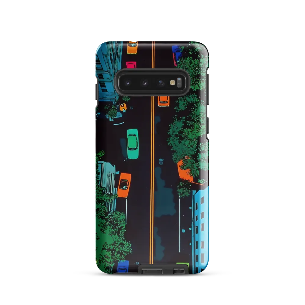 Urban Pulse: A Colorful Intersection