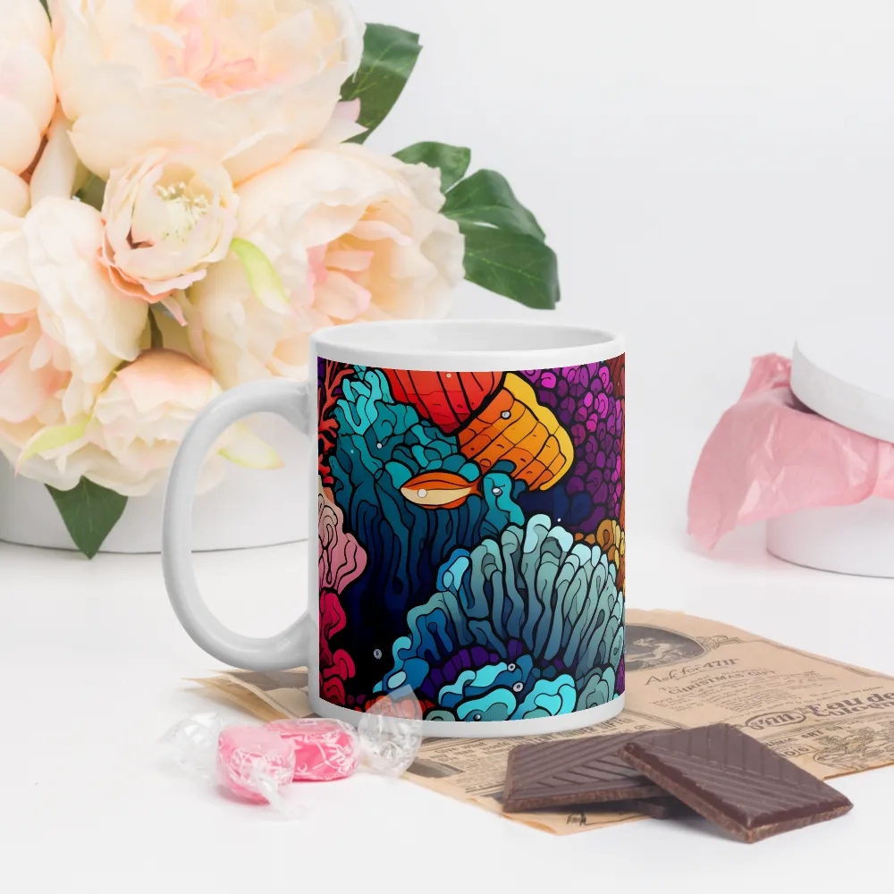 Vibrant Underwater Symphony | Mugs | Multiple Sizes & Colors